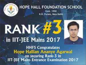 Ananye Agarwal | Hope Hall Foundation School