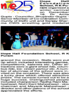 Winter Carnival | Hope Hall Foundation Schol
