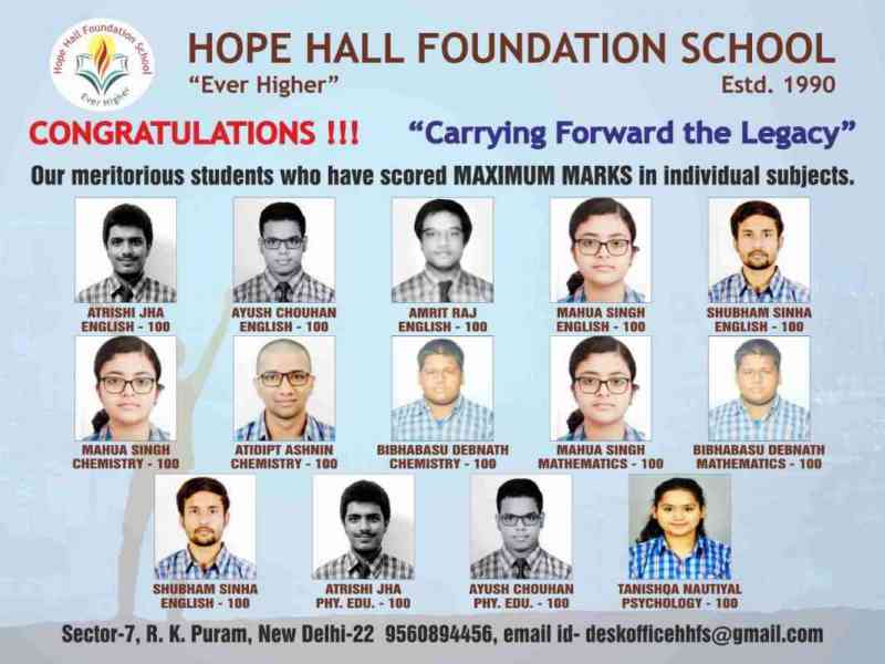 Online Registration Form Hope Hall Foundation School