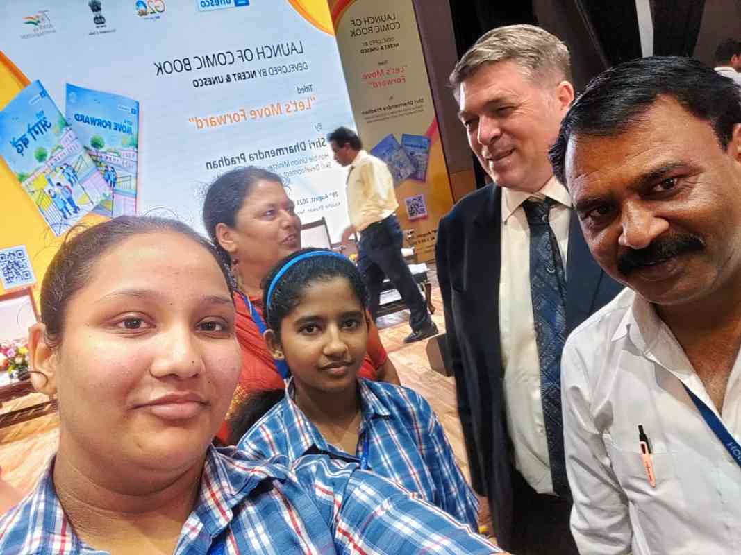 Book launch of "Let's Move Forward". Hope Hall Foundation School